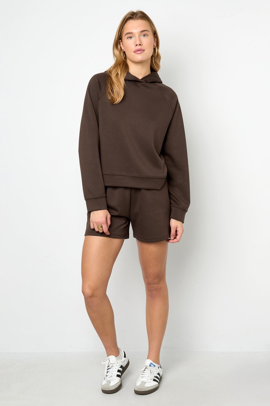 Polyester fiber (polyester) Hoodies & Sweatshirts Solid color Sporty All Fit Clothes h5Picture5